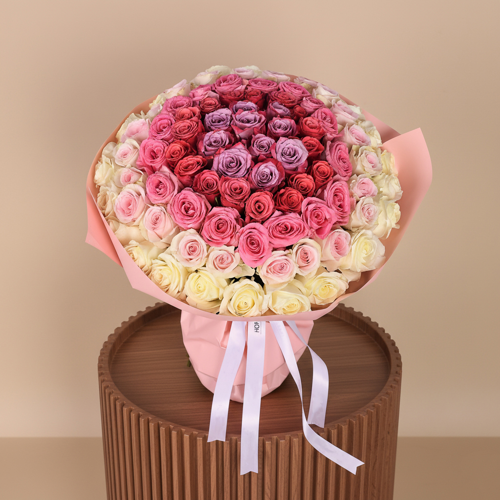 Soft Glow Roses Bouquet - EM 81 - Image 2