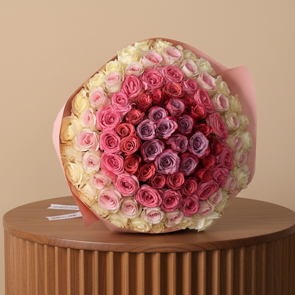 Soft Glow Roses Bouquet - EM 81 - Image 4