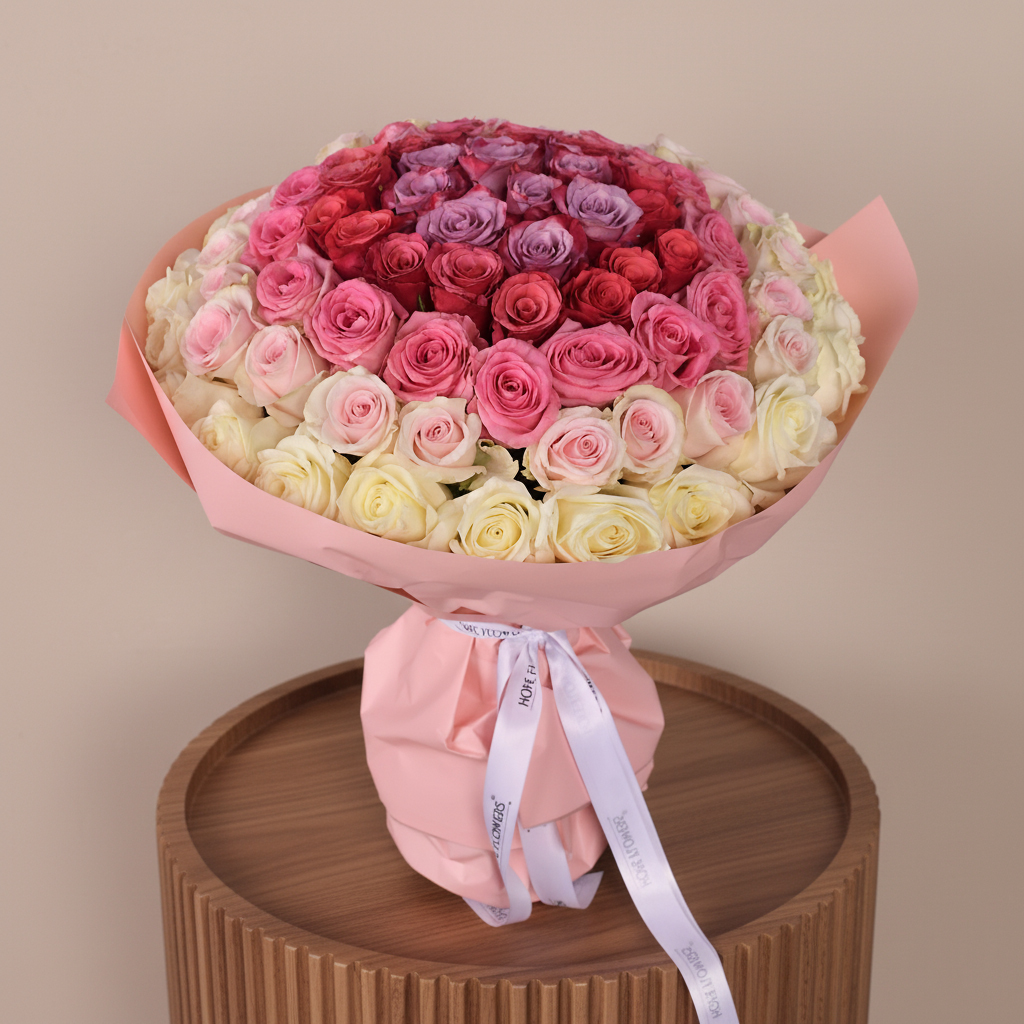 Soft Glow Roses Bouquet - EM 81 - Image 3