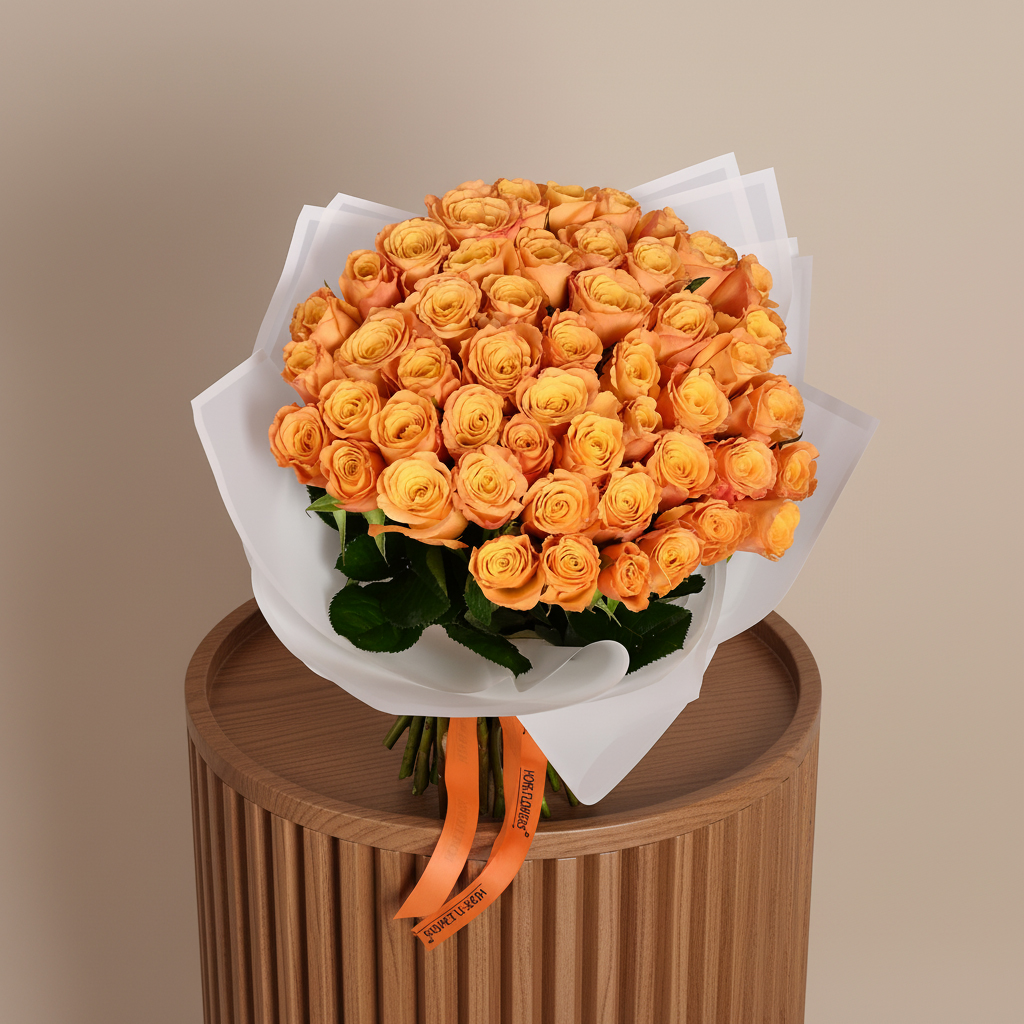 Golden Hour Roses Bouquet - EM 84 - Image 6