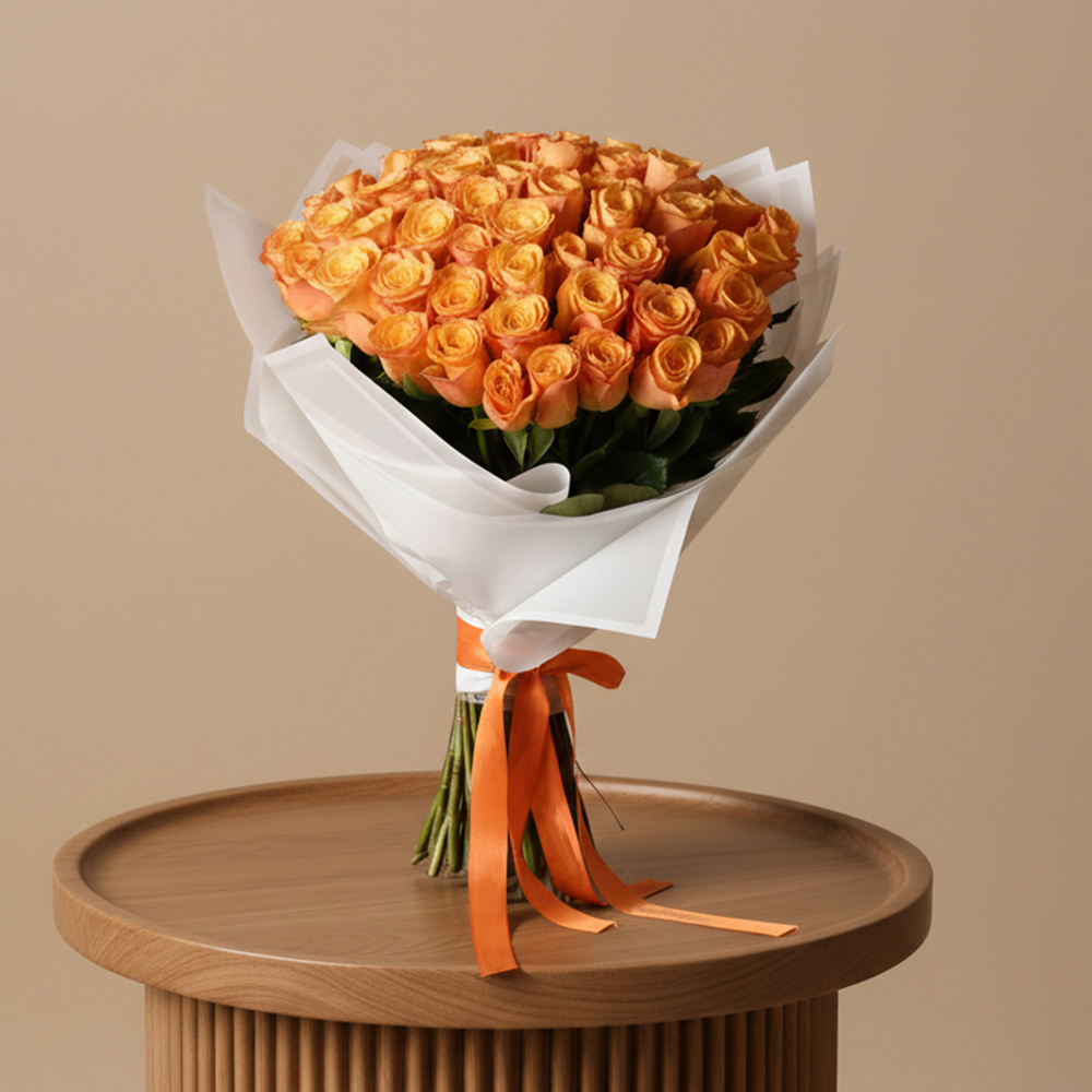 Golden Hour Roses Bouquet - EM 84 - Image 5