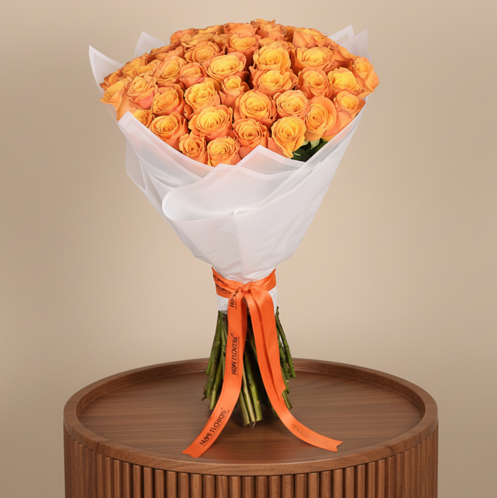 Golden Hour Roses Bouquet - EM 84 - Image 4