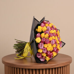 Calm Light Roses Bouquet - EM 85