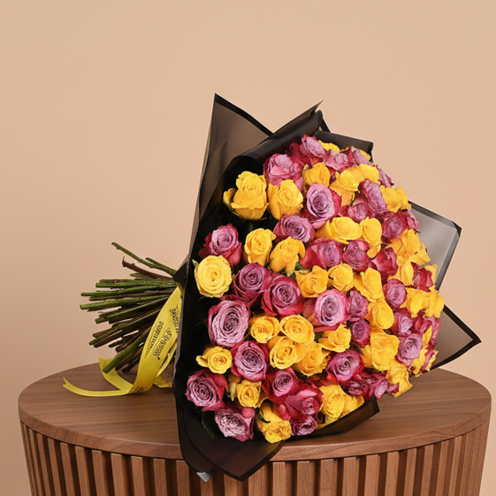 Calm Light Roses Bouquet - EM 85 - Image 3