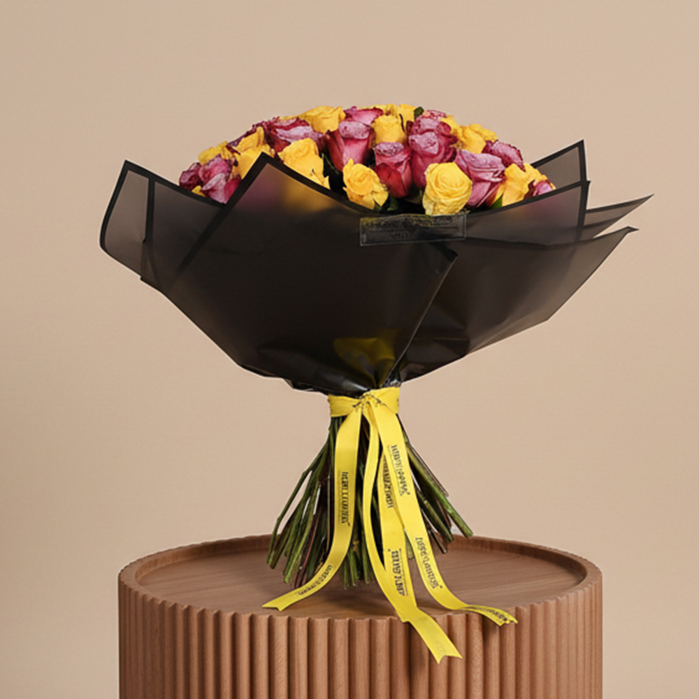 Calm Light Roses Bouquet - EM 85 - Image 4